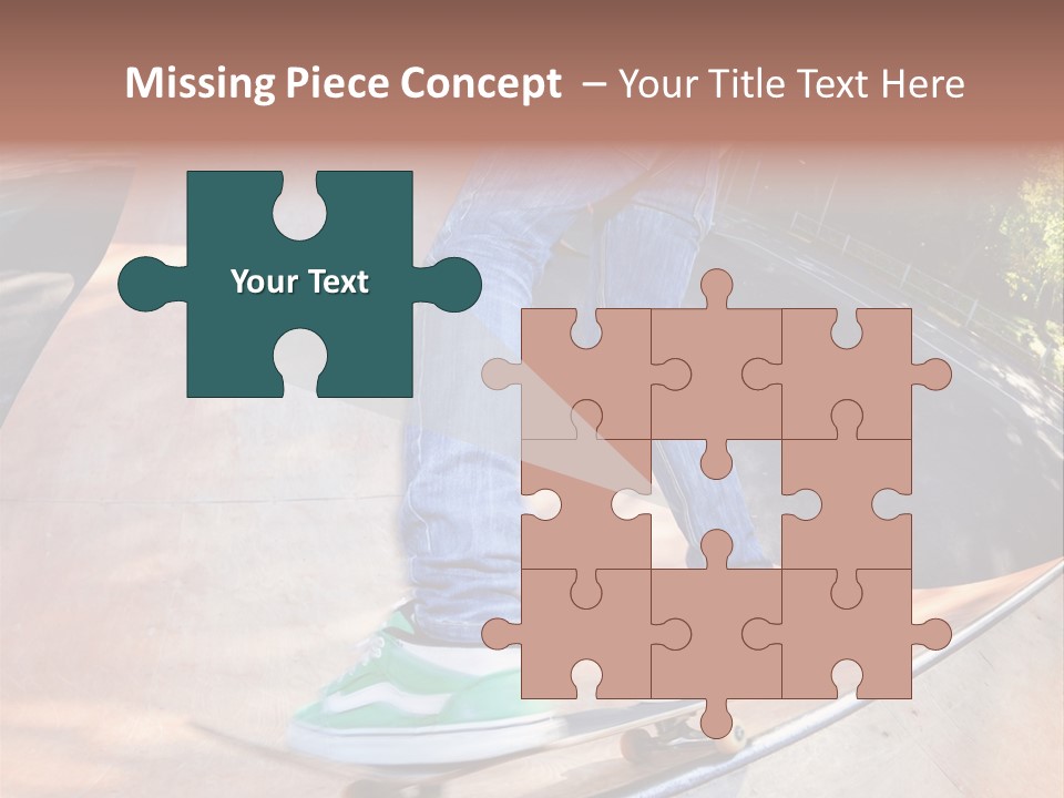 Action Teenager Pants PowerPoint Template