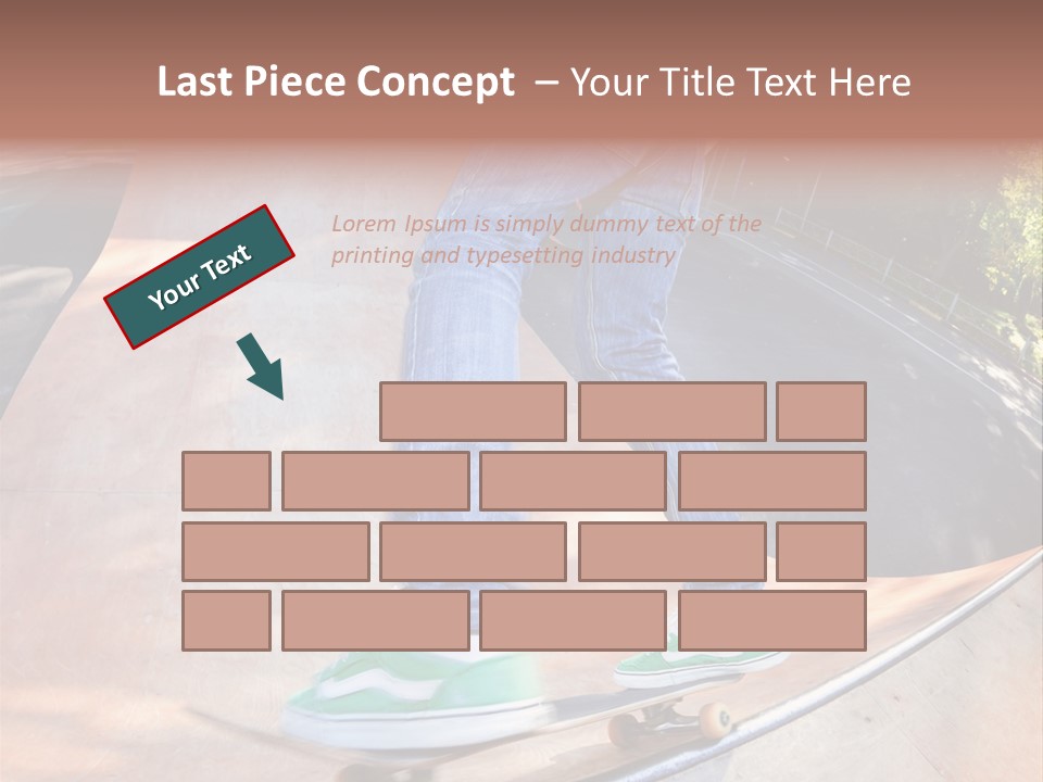 Action Teenager Pants PowerPoint Template