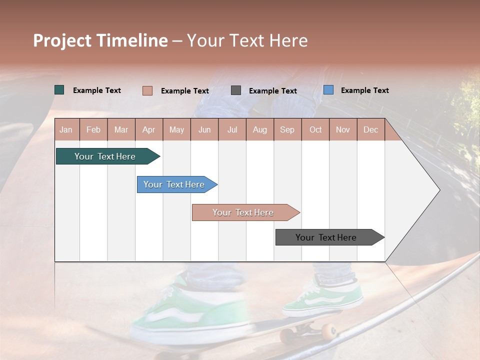 Action Teenager Pants PowerPoint Template
