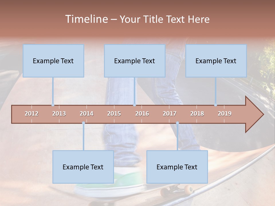Action Teenager Pants PowerPoint Template