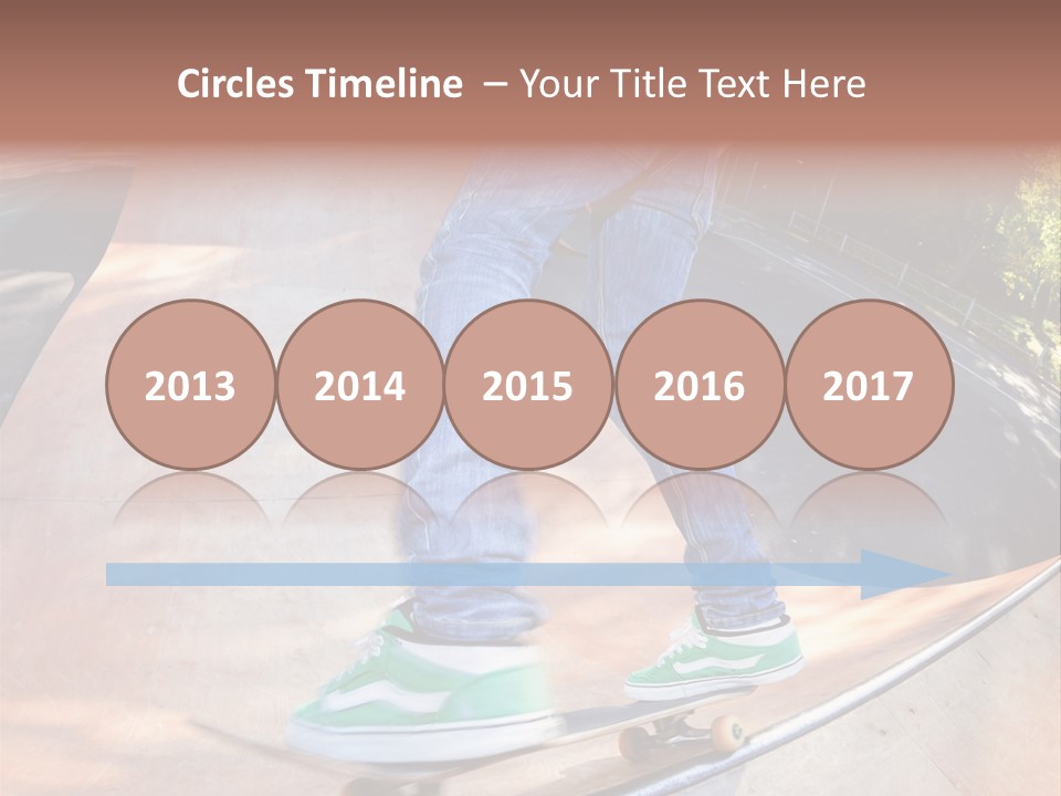 Action Teenager Pants PowerPoint Template