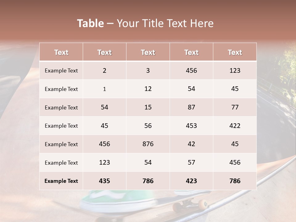 Action Teenager Pants PowerPoint Template