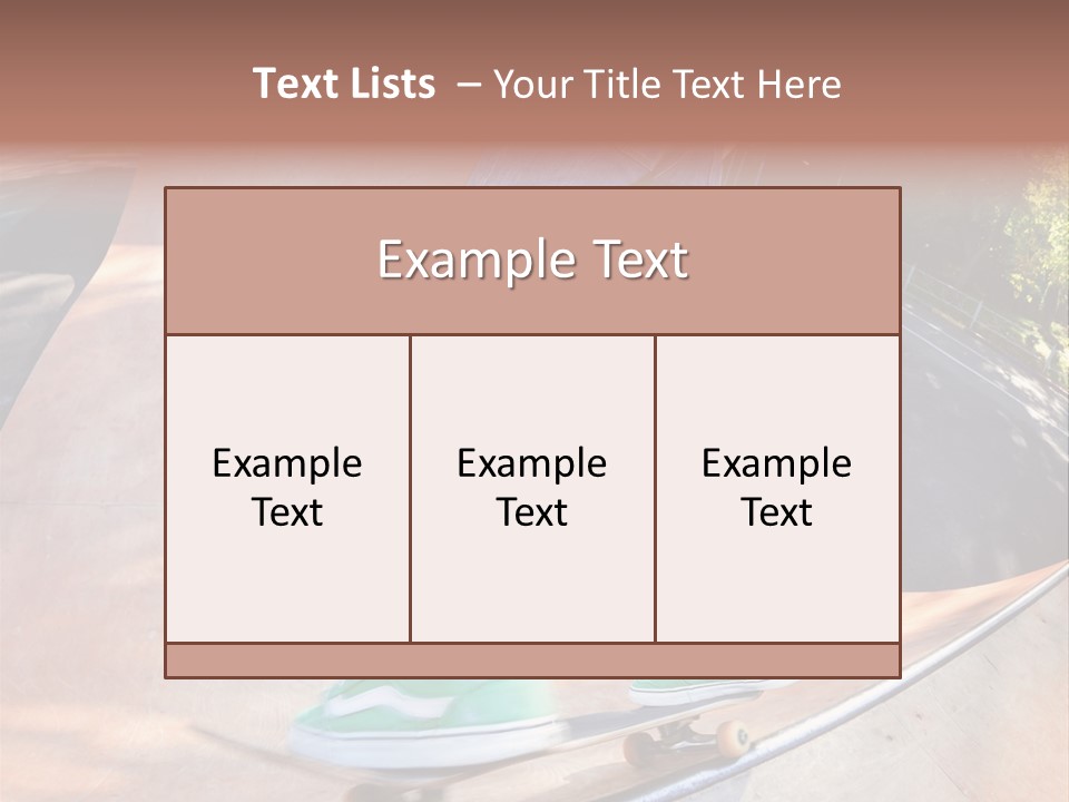 Action Teenager Pants PowerPoint Template