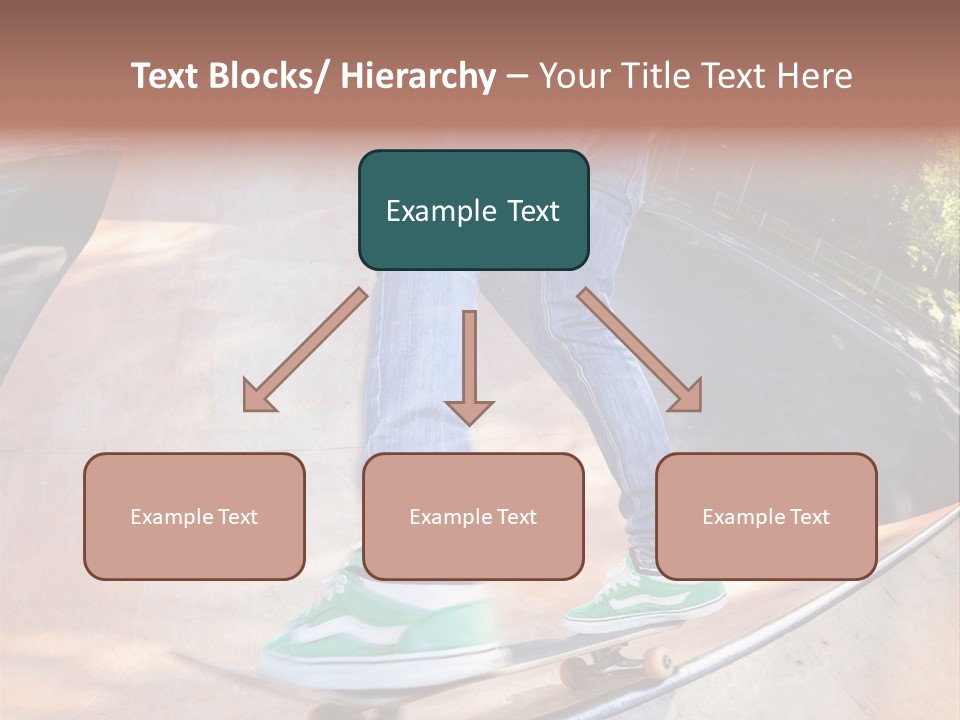 Action Teenager Pants PowerPoint Template