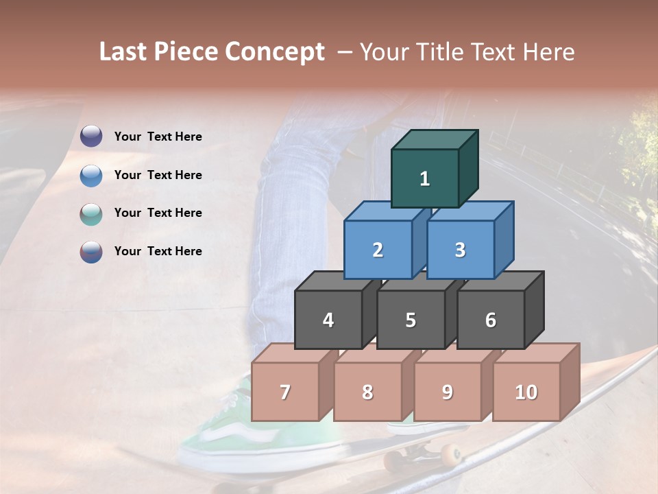 Action Teenager Pants PowerPoint Template