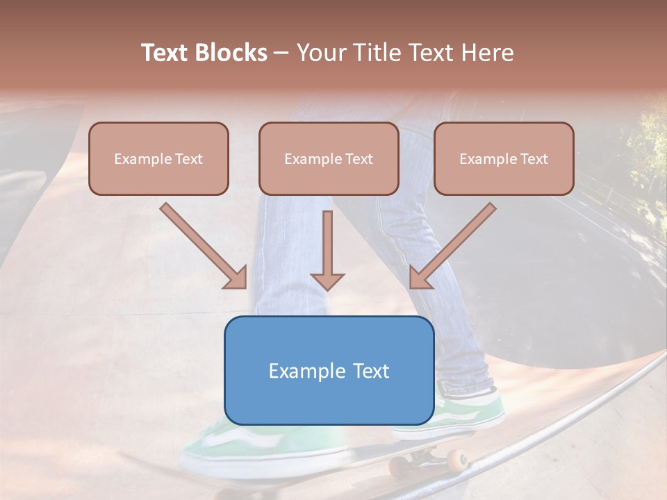 Action Teenager Pants PowerPoint Template