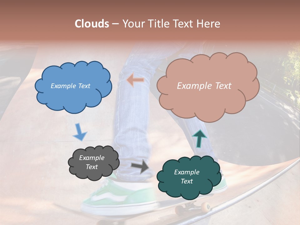 Action Teenager Pants PowerPoint Template