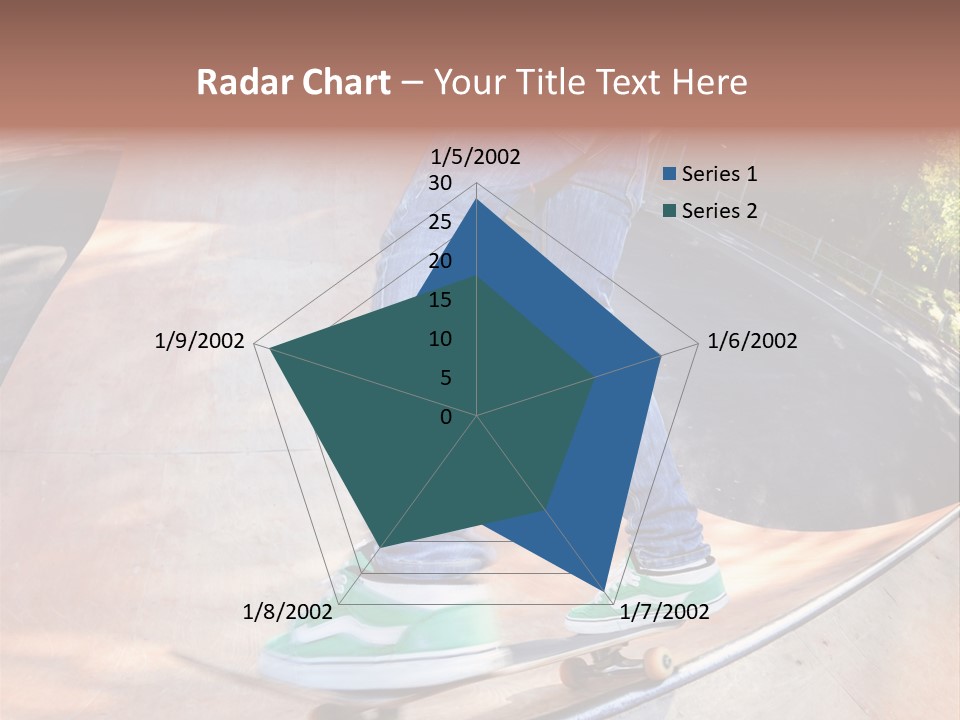 Action Teenager Pants PowerPoint Template
