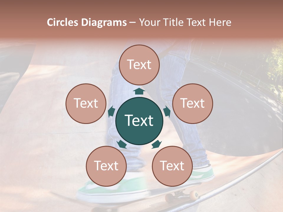 Action Teenager Pants PowerPoint Template