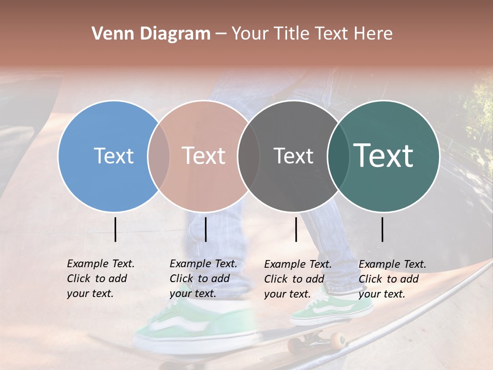 Action Teenager Pants PowerPoint Template