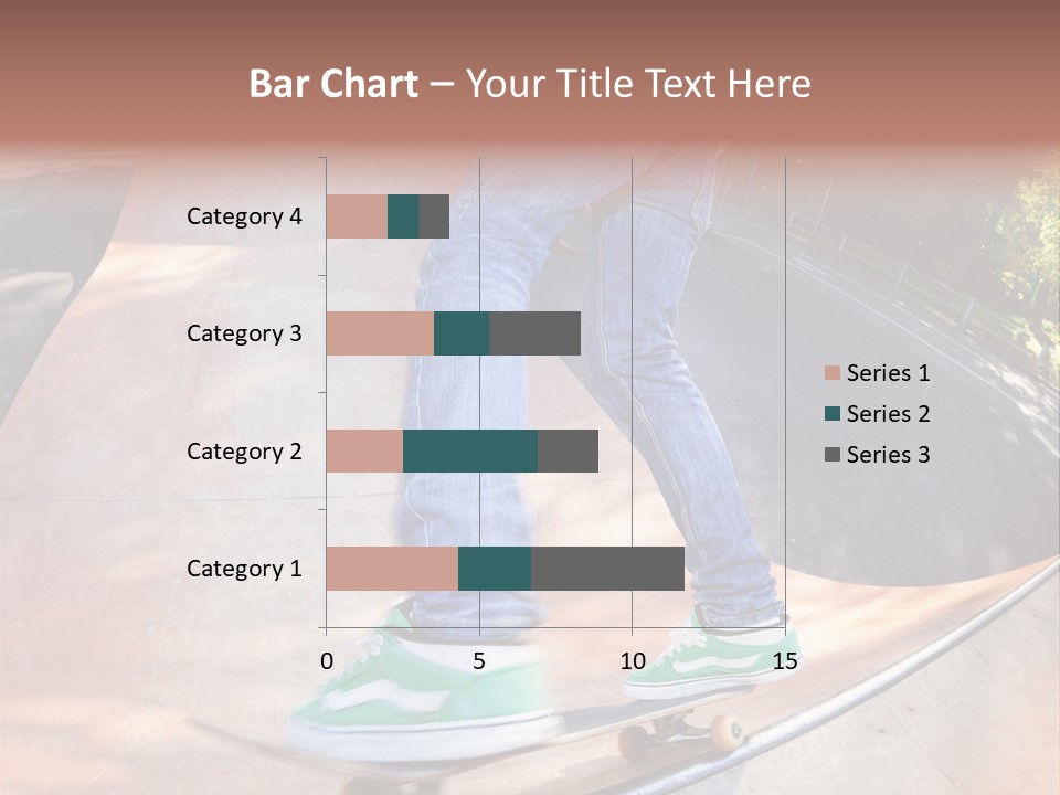 Action Teenager Pants PowerPoint Template