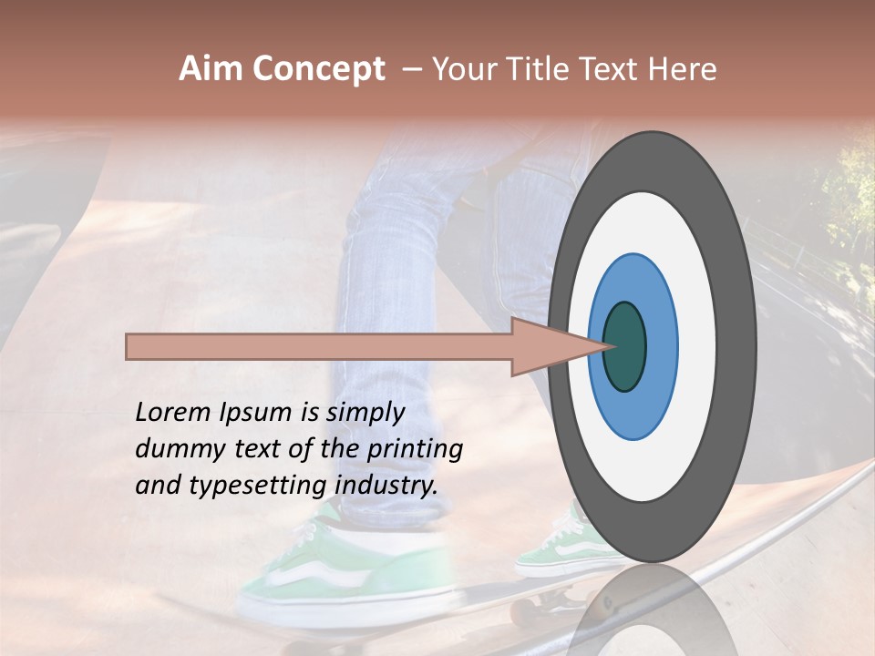 Action Teenager Pants PowerPoint Template