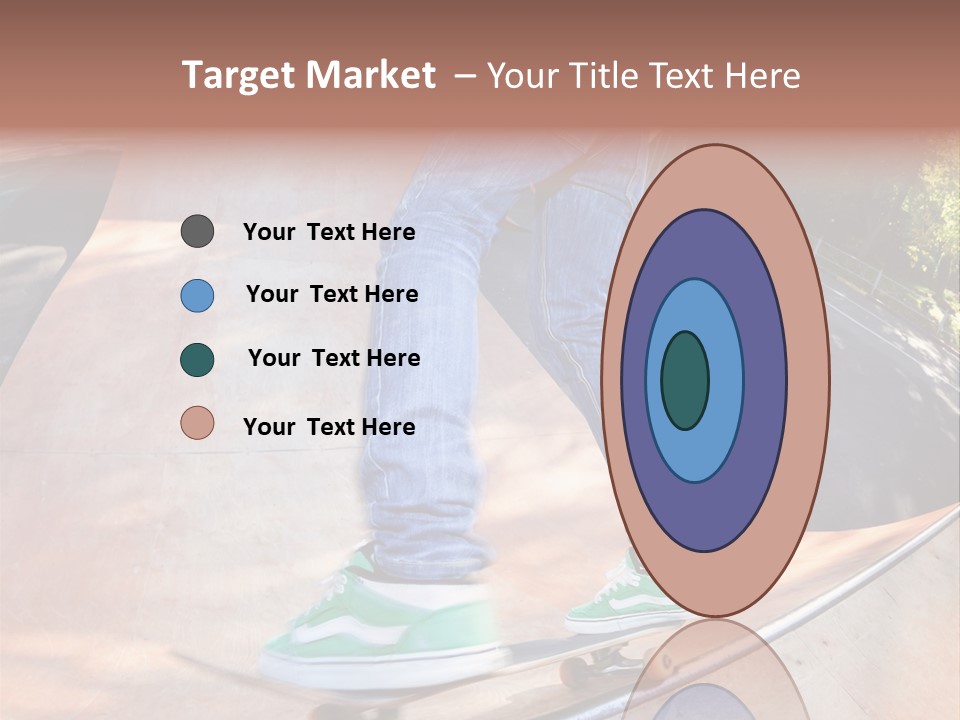 Action Teenager Pants PowerPoint Template