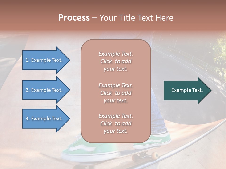 Action Teenager Pants PowerPoint Template