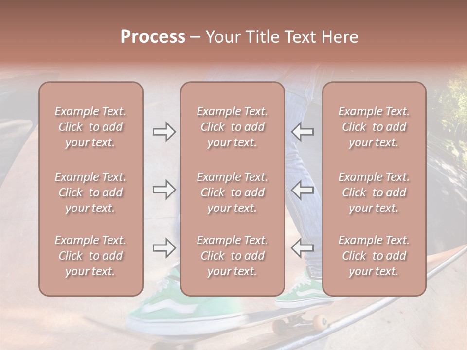Action Teenager Pants PowerPoint Template