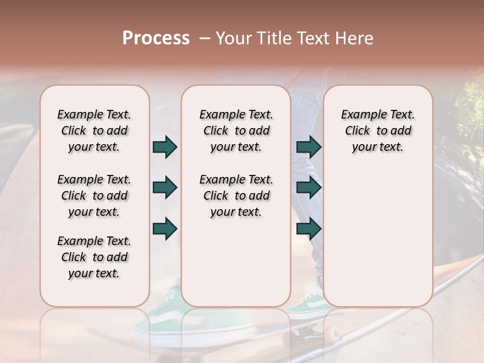 Action Teenager Pants PowerPoint Template