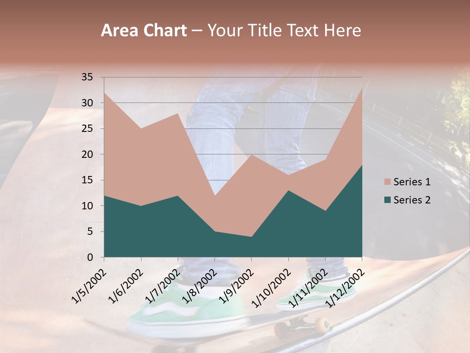 Action Teenager Pants PowerPoint Template
