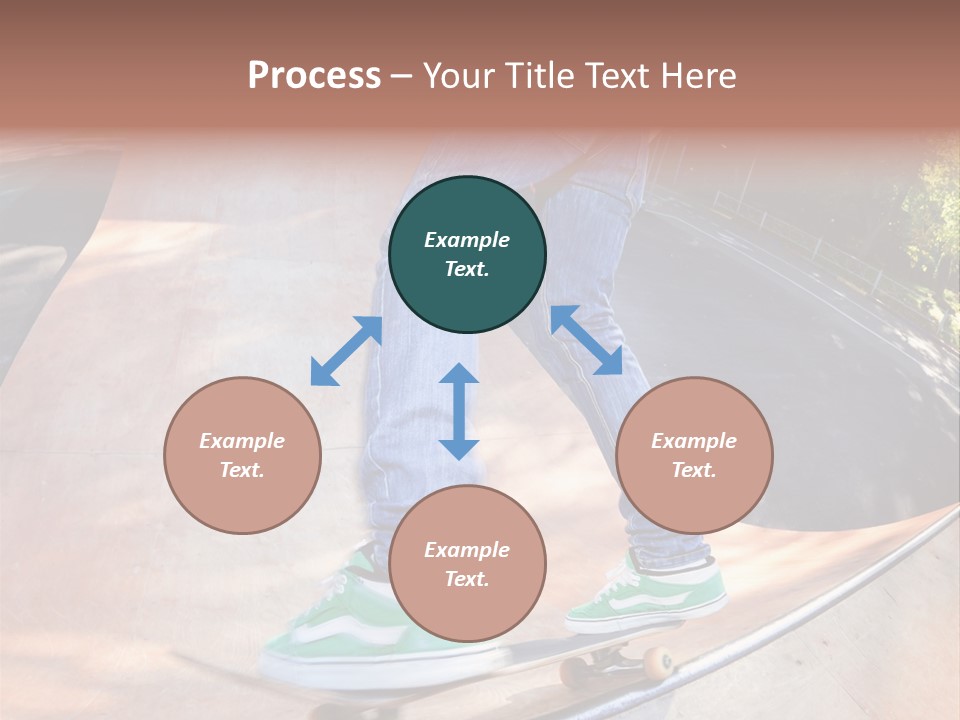 Action Teenager Pants PowerPoint Template