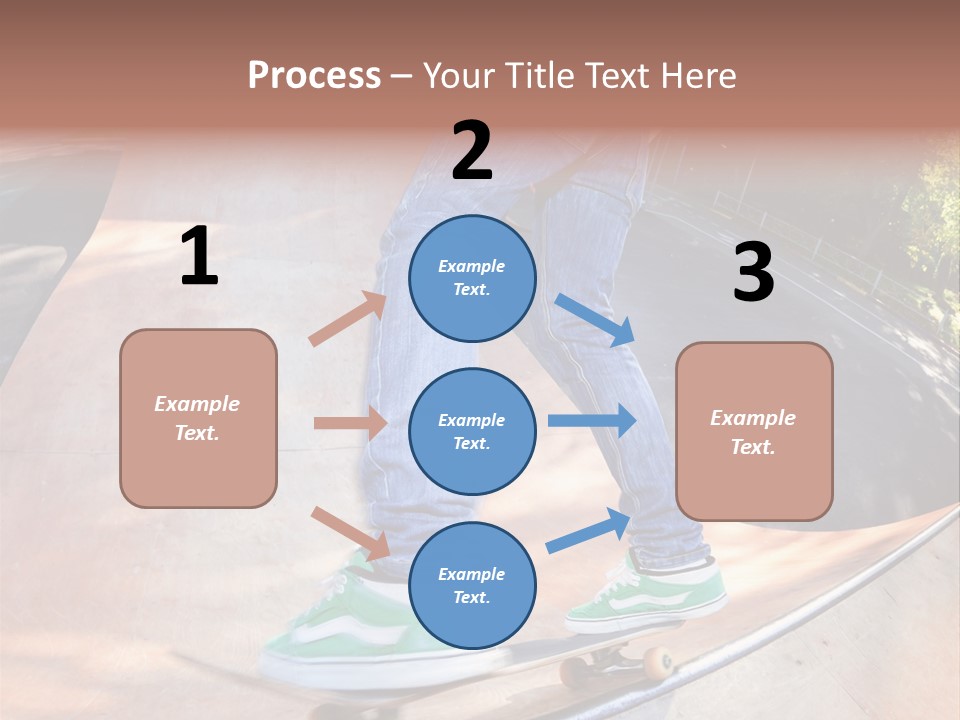 Action Teenager Pants PowerPoint Template