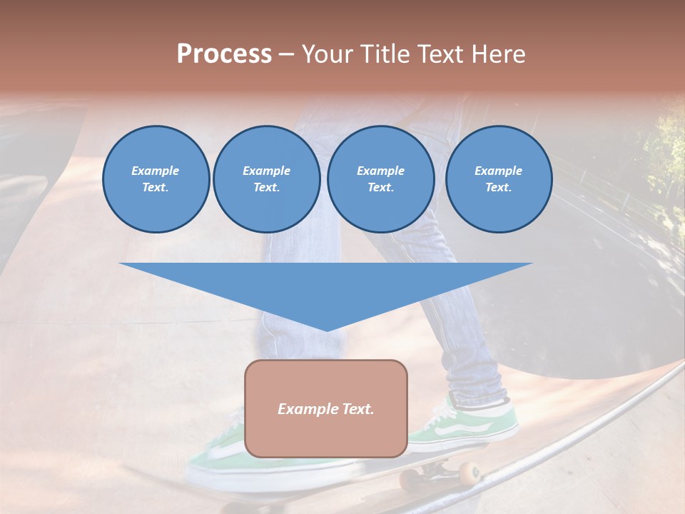 Action Teenager Pants PowerPoint Template