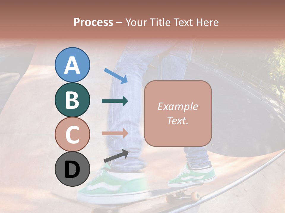 Action Teenager Pants PowerPoint Template