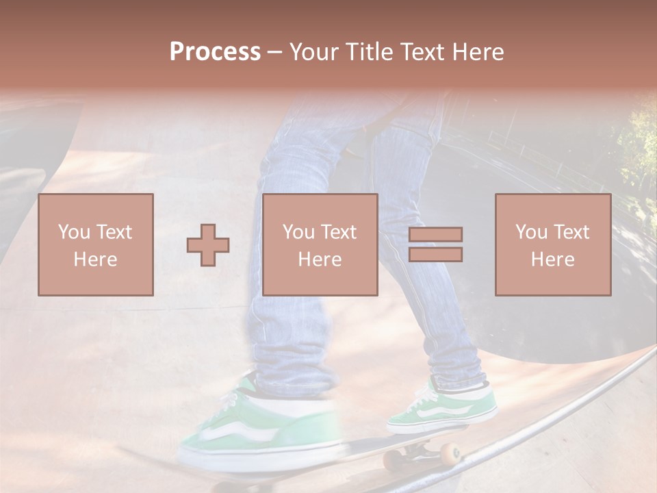 Action Teenager Pants PowerPoint Template