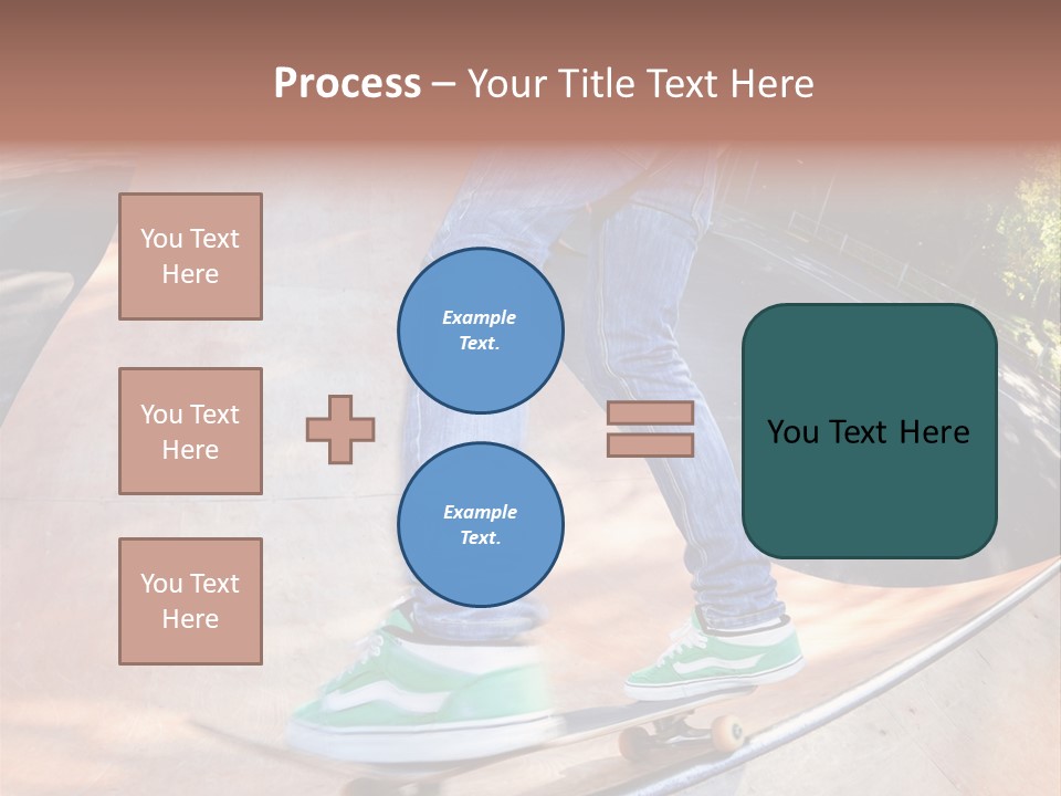 Action Teenager Pants PowerPoint Template
