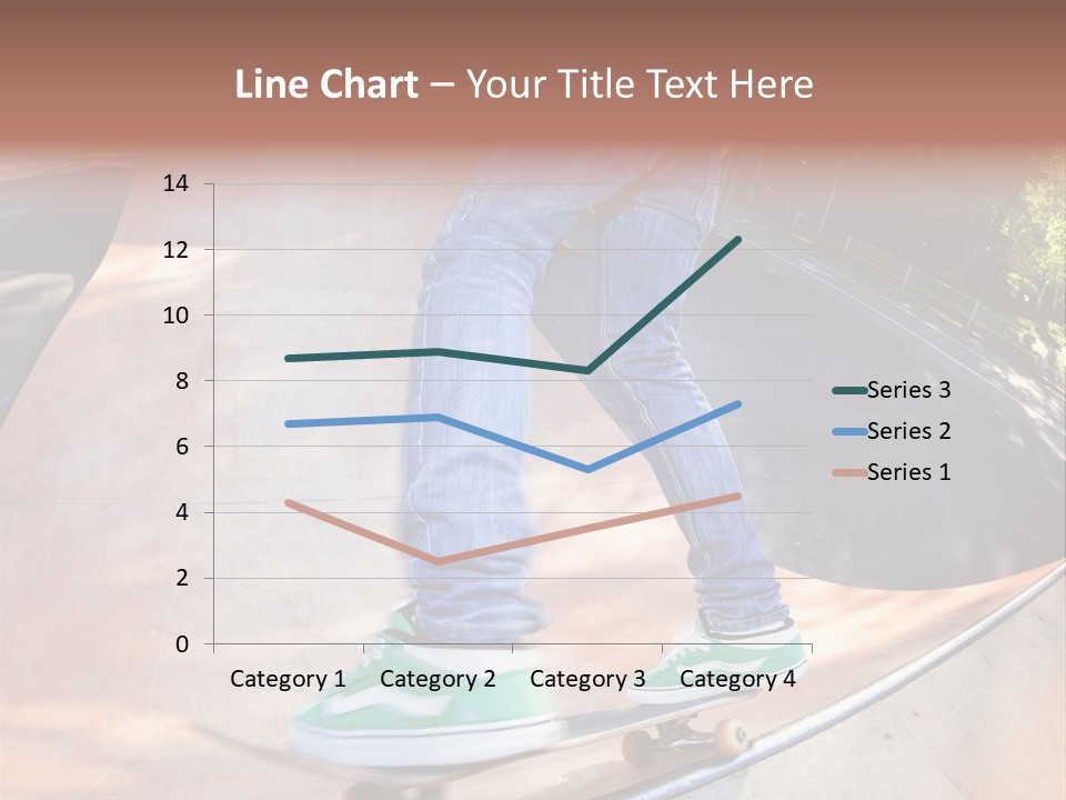 Action Teenager Pants PowerPoint Template