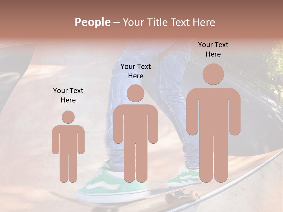 Action Teenager Pants PowerPoint Template