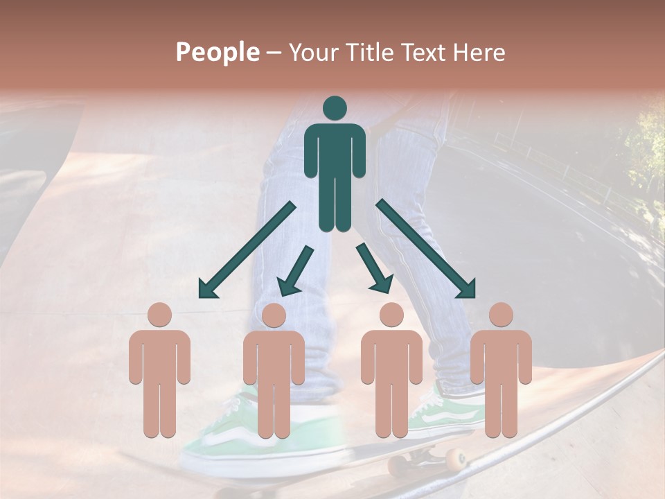 Action Teenager Pants PowerPoint Template