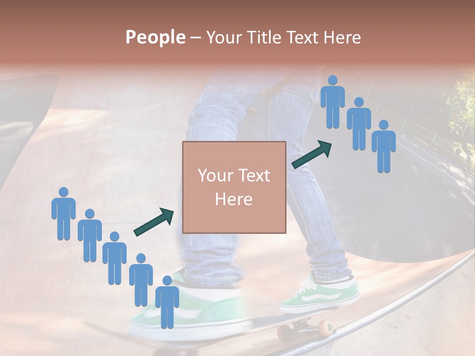 Action Teenager Pants PowerPoint Template