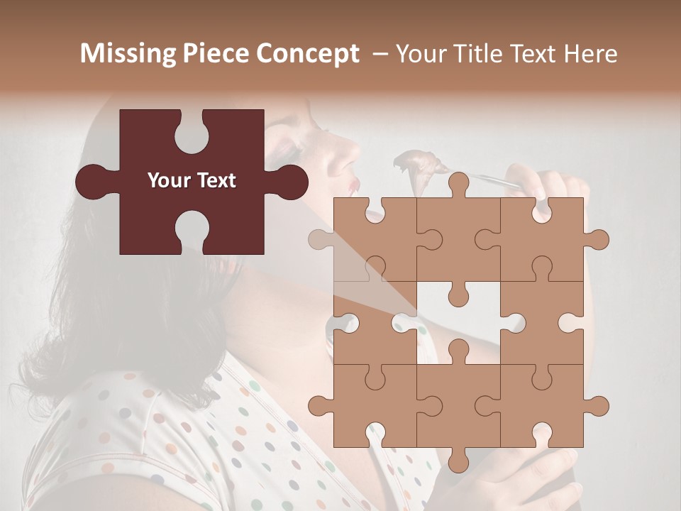 Hungry Big Chocolat PowerPoint Template