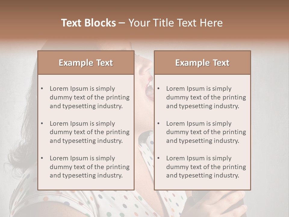Hungry Big Chocolat PowerPoint Template