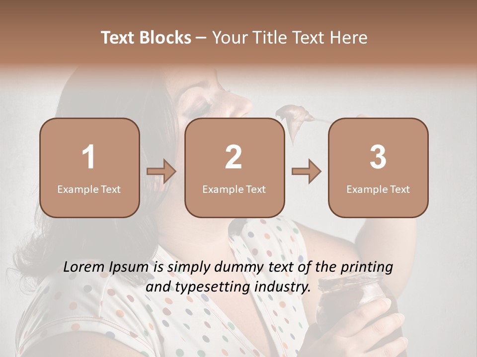 Hungry Big Chocolat PowerPoint Template