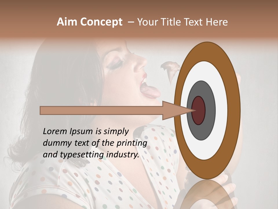 Hungry Big Chocolat PowerPoint Template