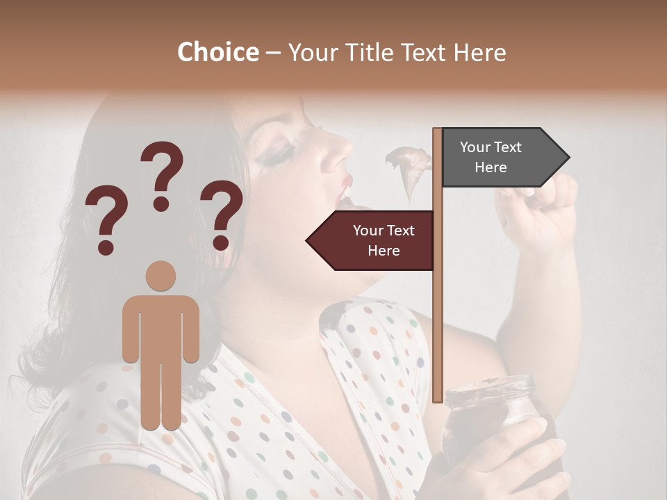 Hungry Big Chocolat PowerPoint Template