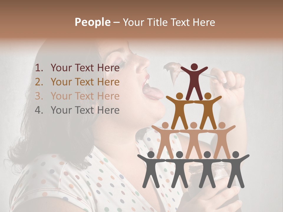 Hungry Big Chocolat PowerPoint Template