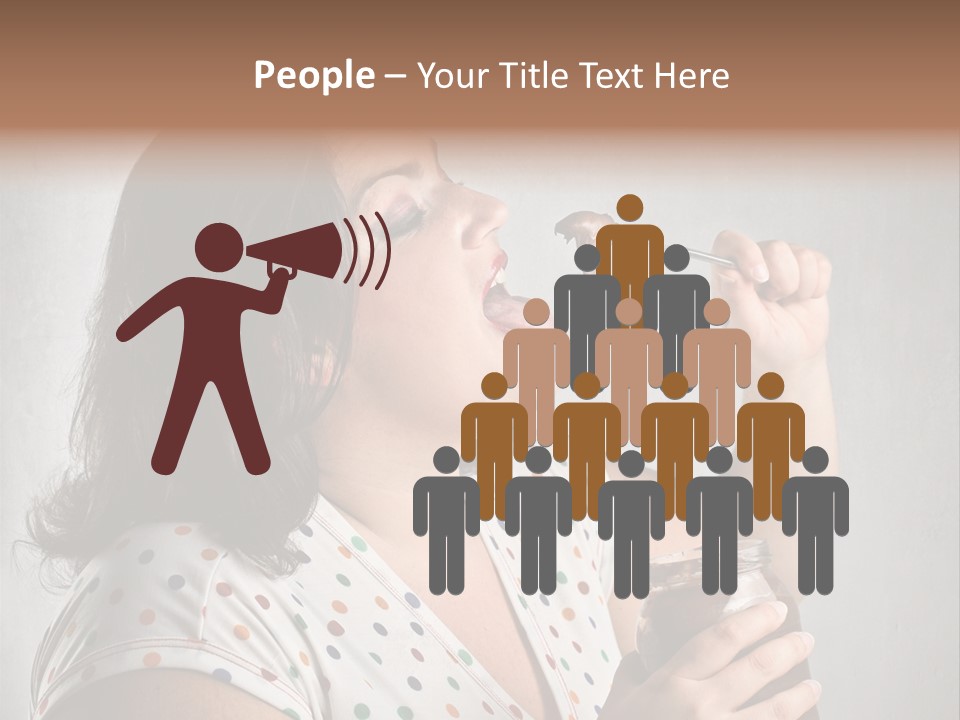 Hungry Big Chocolat PowerPoint Template