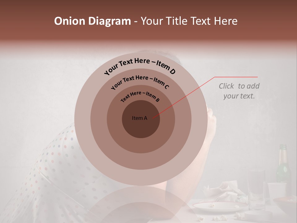 Hamburger Food Girl PowerPoint Template