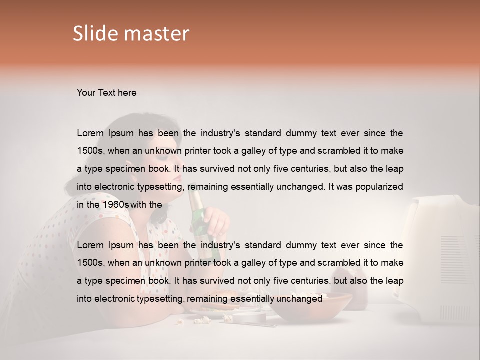 Eat Food Big PowerPoint Template