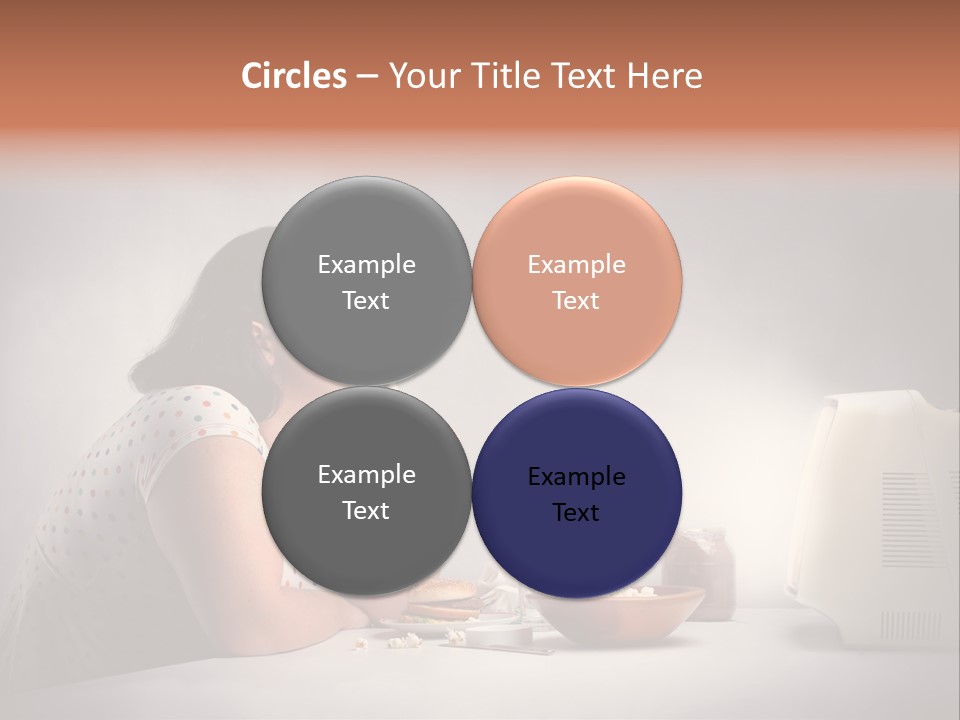 Eat Food Big PowerPoint Template