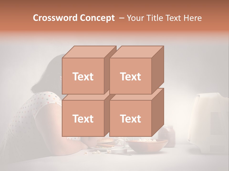 Eat Food Big PowerPoint Template