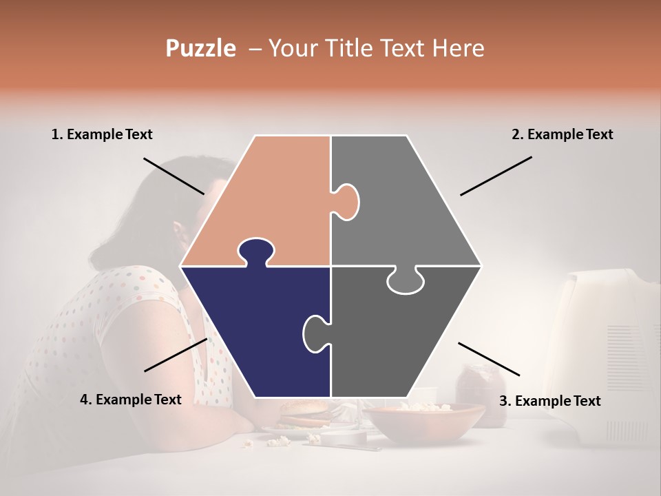 Eat Food Big PowerPoint Template