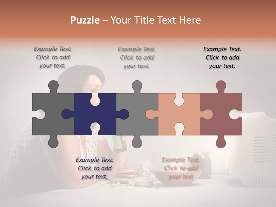 Eat Food Big PowerPoint Template