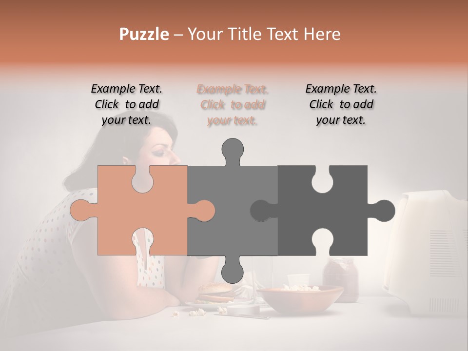 Eat Food Big PowerPoint Template