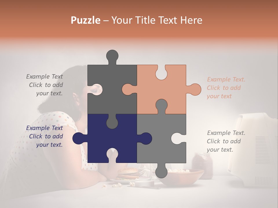 Eat Food Big PowerPoint Template