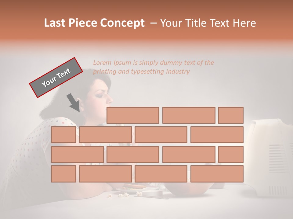 Eat Food Big PowerPoint Template