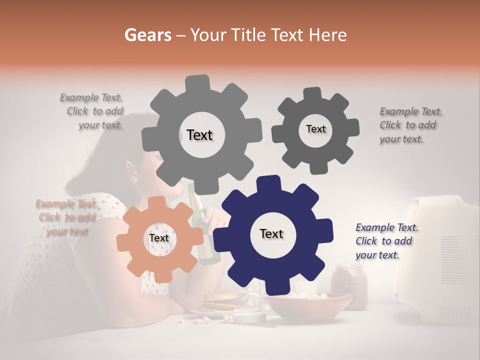 Eat Food Big PowerPoint Template