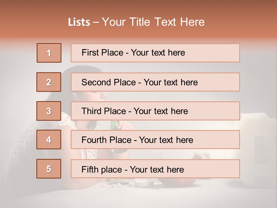 Eat Food Big PowerPoint Template