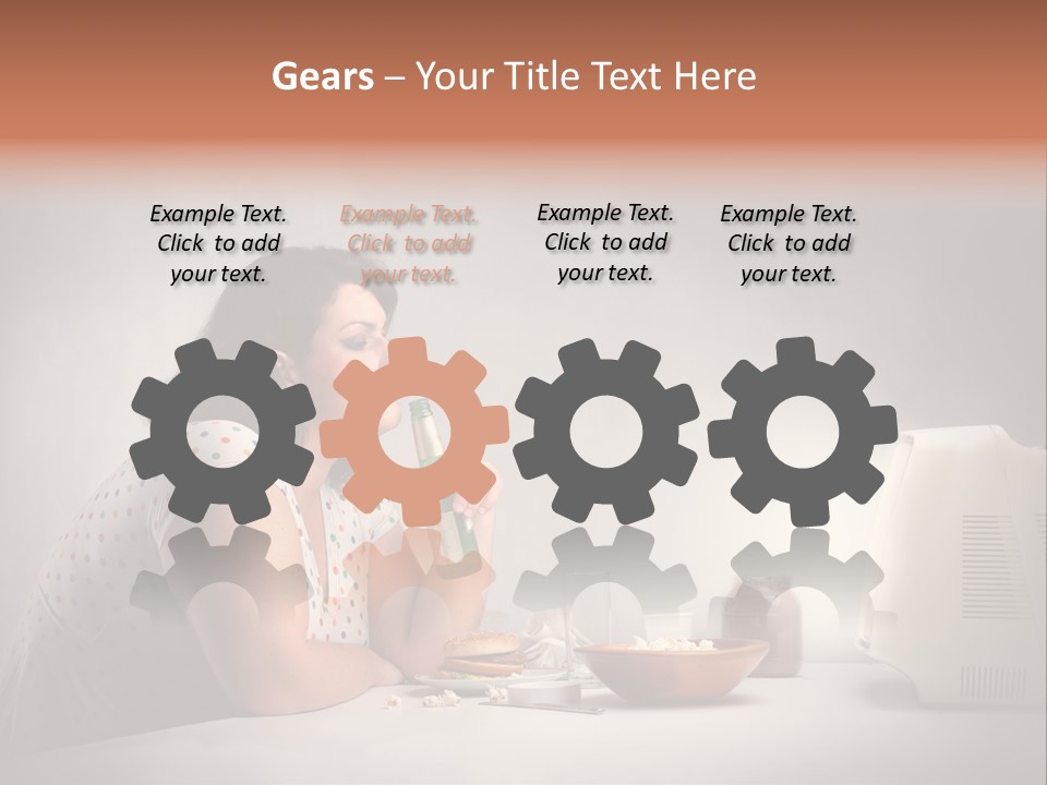 Eat Food Big PowerPoint Template